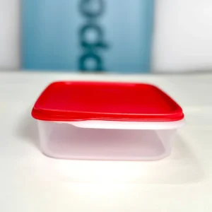 Espacial Quadrada 1,1 Lt Tampa vermelha